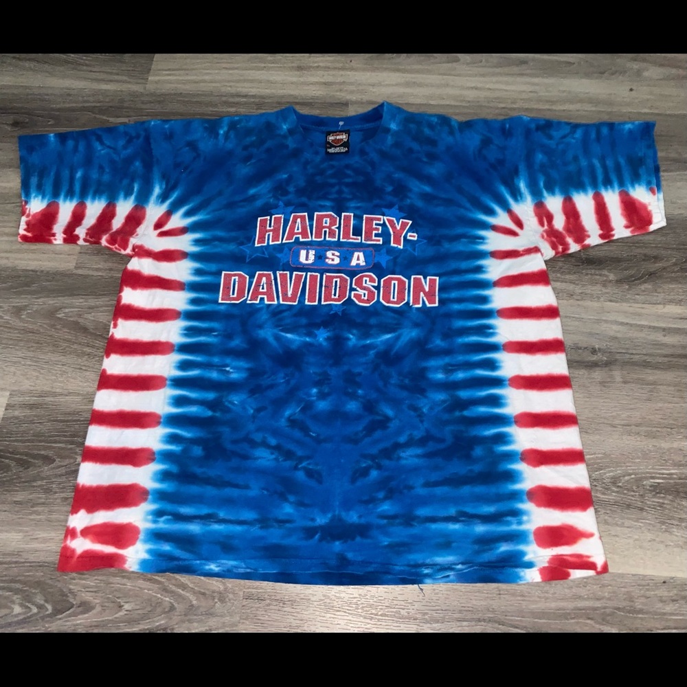 Tye dye Harley shirt